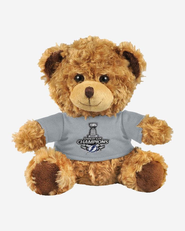 Tampa Bay Lightning 2021 Stanley Cup Champions Seated Shirt Bear FOCO - FOCO.com
