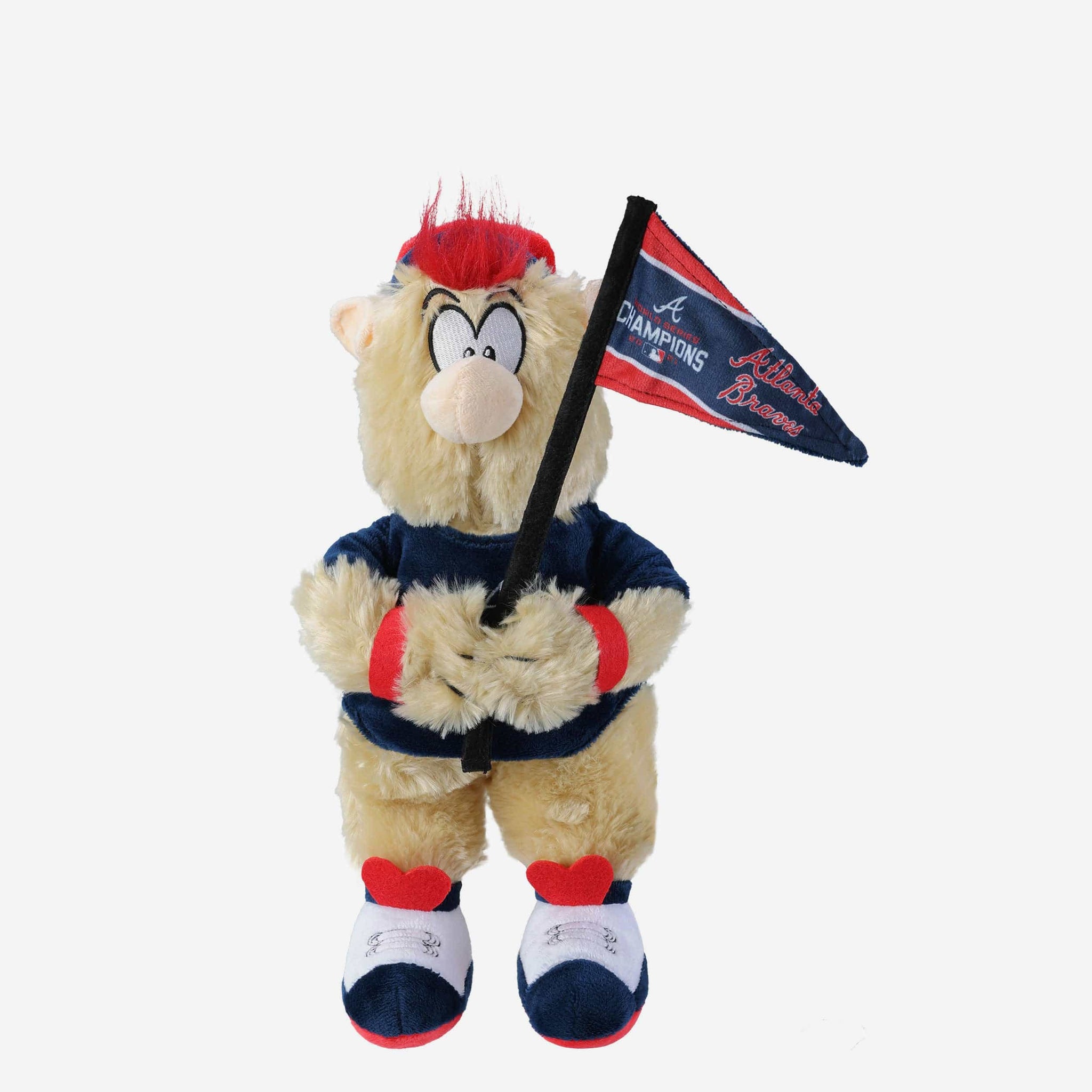 Atlanta Braves 2021 World Series Champions Medium Plush Mascot With Pe FOCO