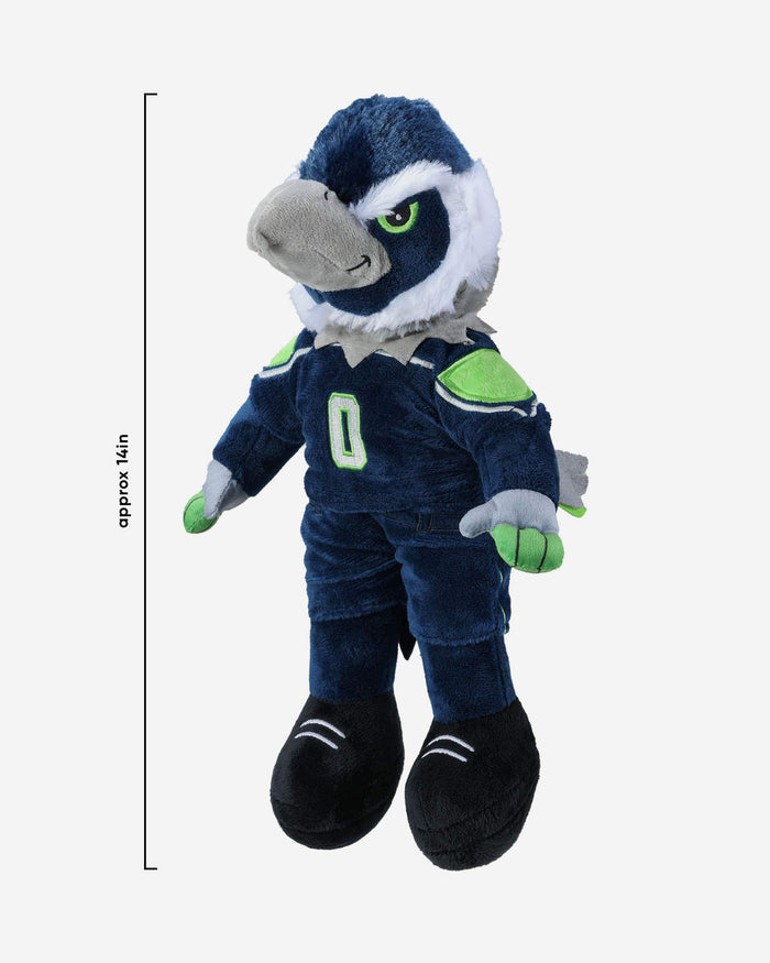 Blitz Seattle Seahawks Large Plush Mascot FOCO - FOCO.com