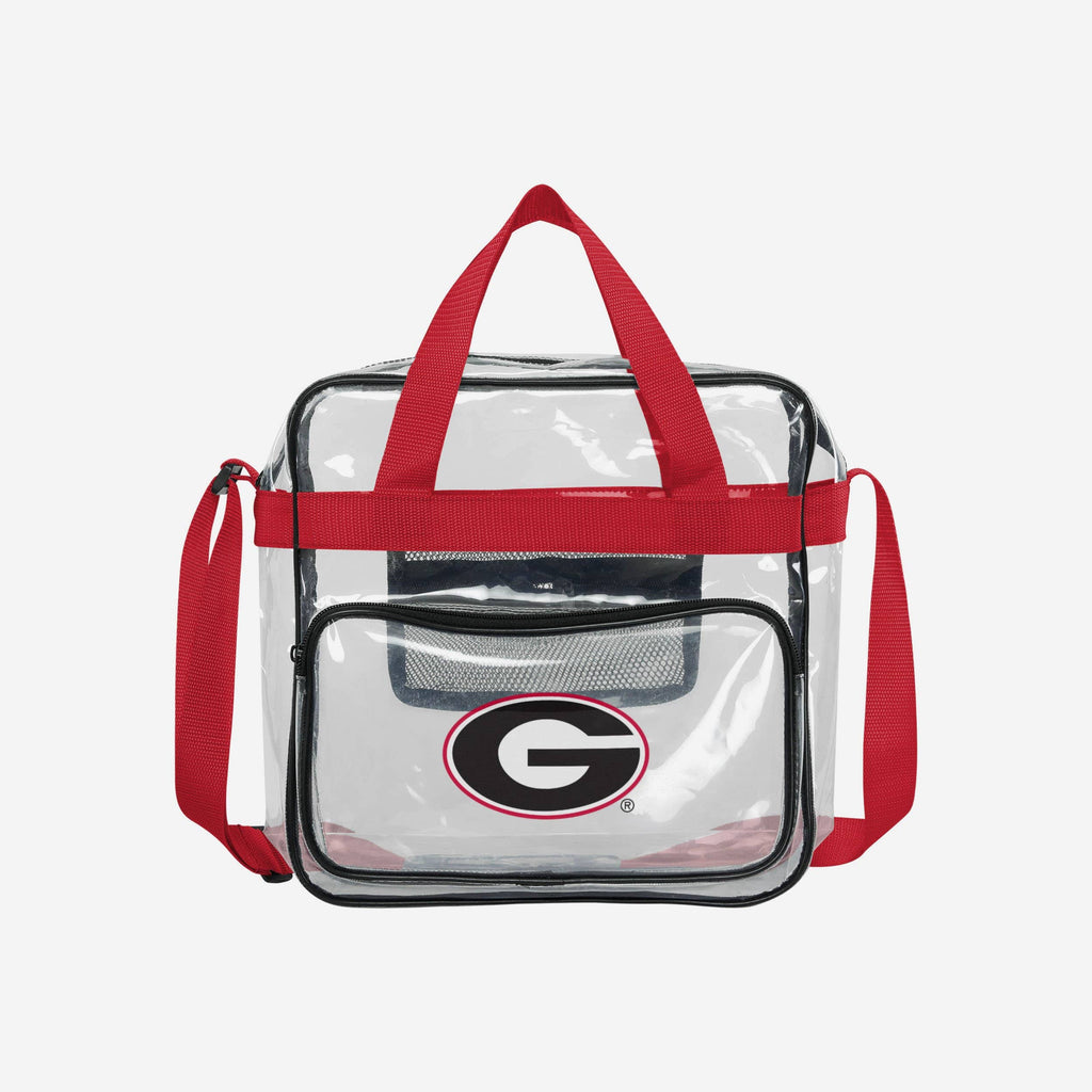 Georgia Bulldogs Clear Messenger Bag FOCO - FOCO.com