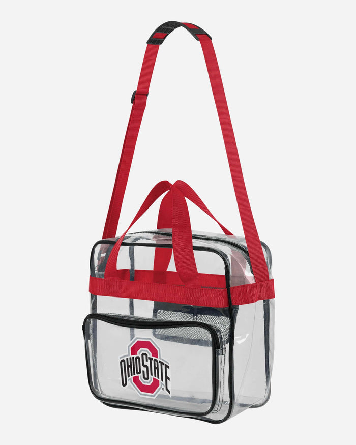Ohio State Buckeyes Clear Messenger Bag FOCO - FOCO.com