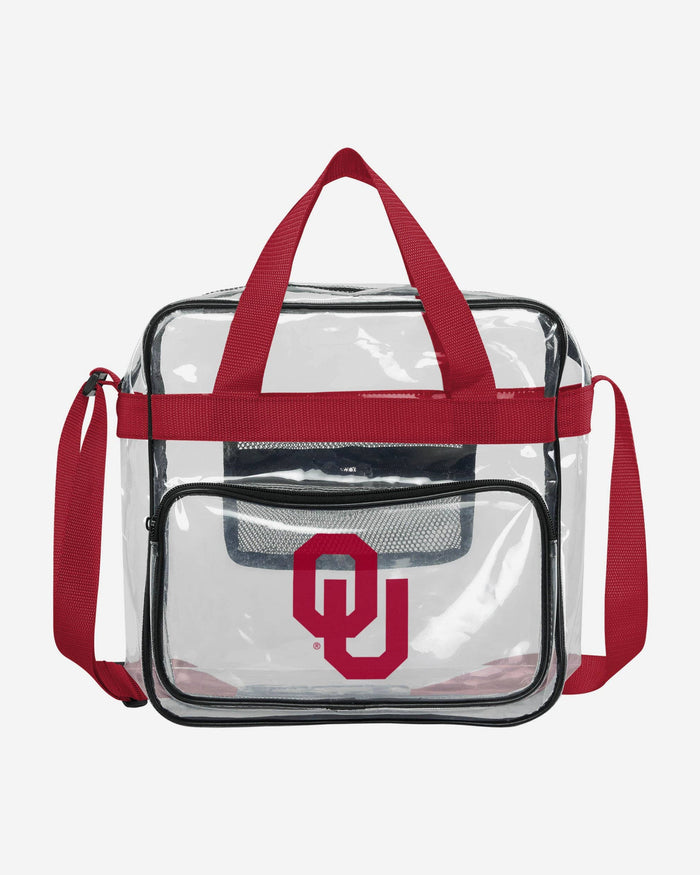 Oklahoma Sooners Clear High End Messenger Bag FOCO - FOCO.com