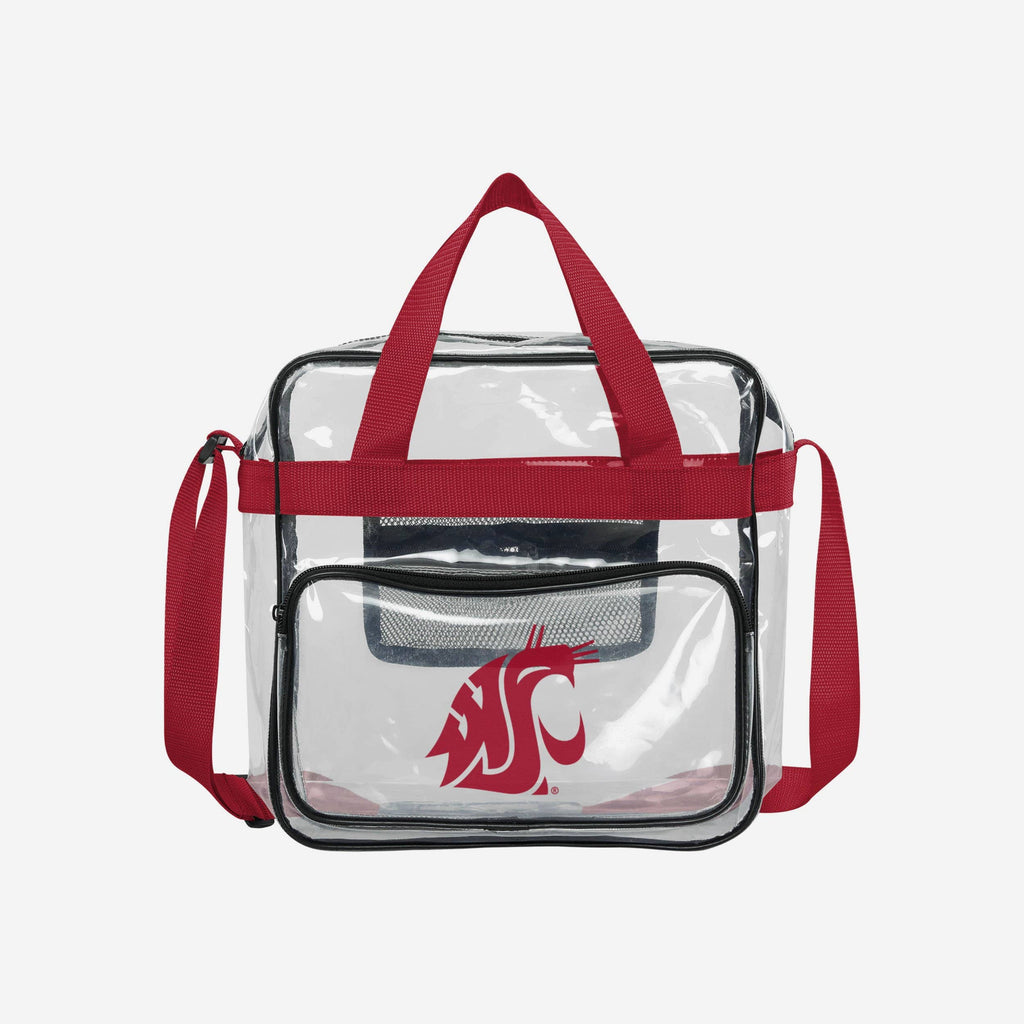 Washington State Cougars Clear High End Messenger Bag FOCO - FOCO.com