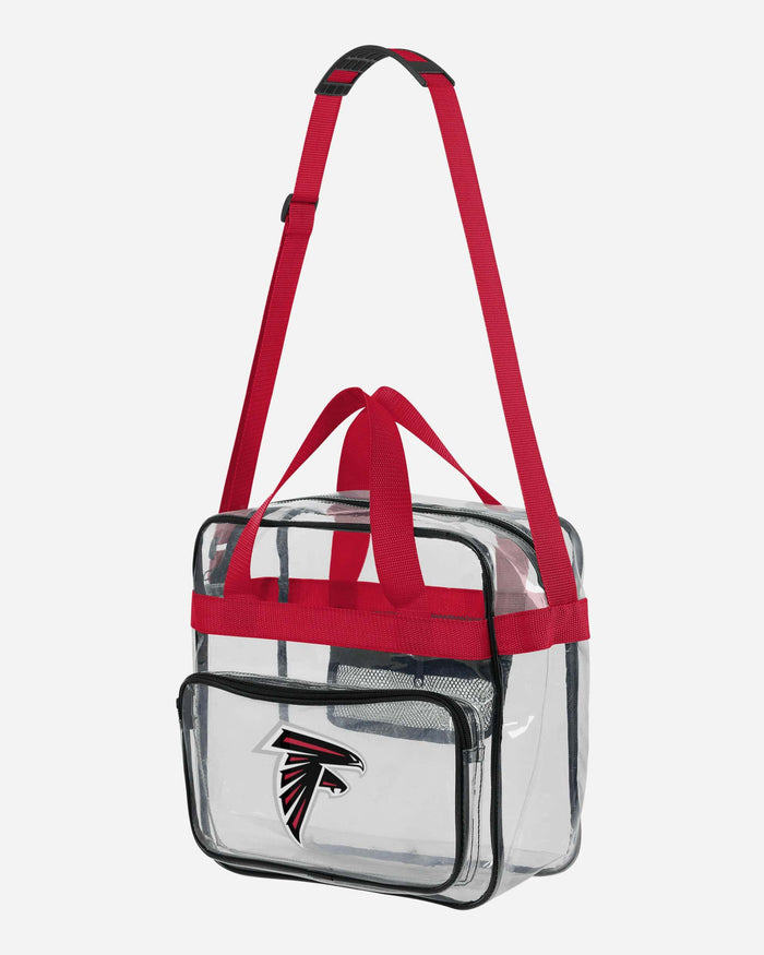 Atlanta Falcons Clear High End Messenger Bag FOCO - FOCO.com