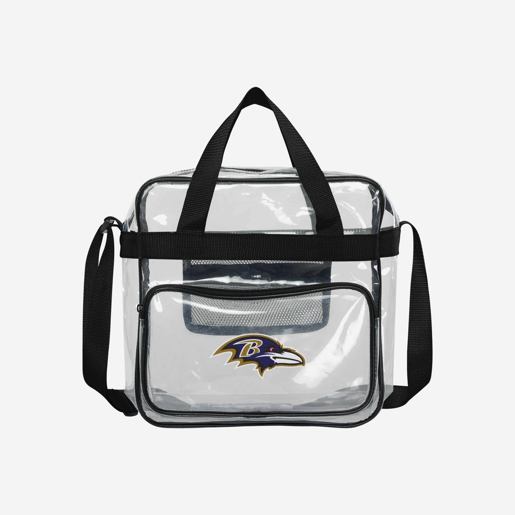 Baltimore Ravens Clear High End Messenger Bag FOCO - FOCO.com