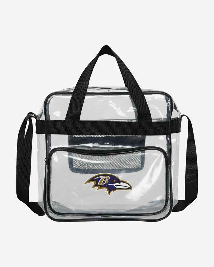 Baltimore Ravens Clear High End Messenger Bag FOCO - FOCO.com
