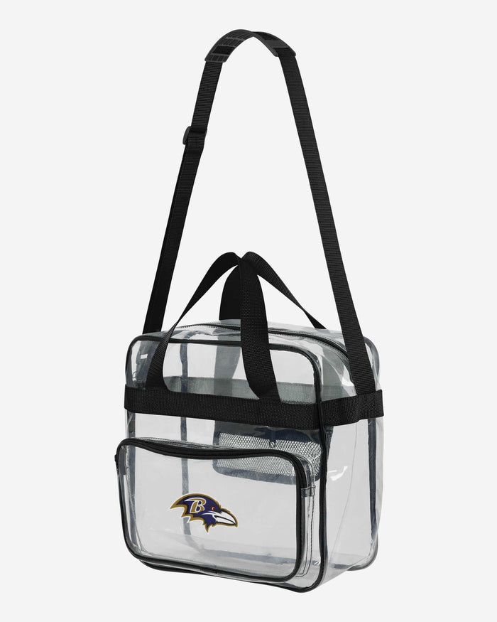 Baltimore Ravens Clear High End Messenger Bag FOCO - FOCO.com