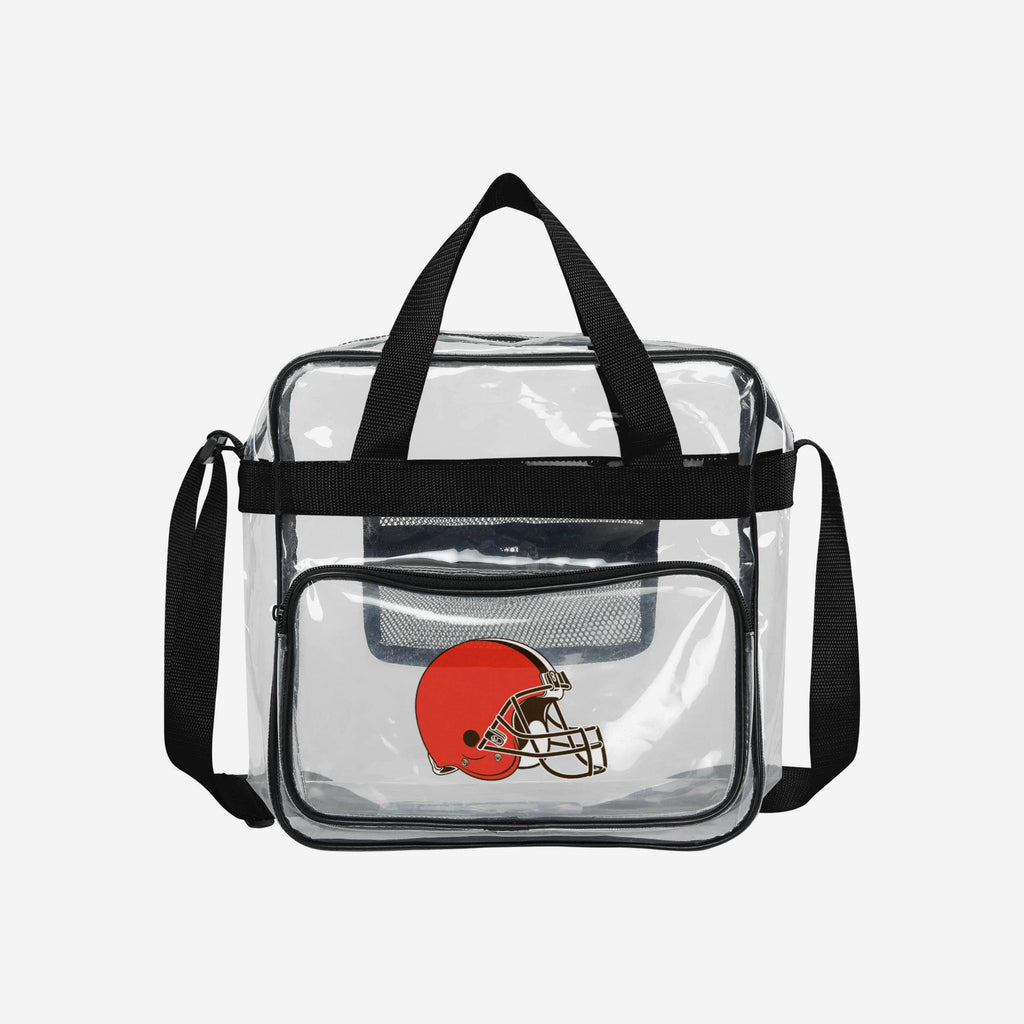Cleveland Browns Clear High End Messenger Bag FOCO - FOCO.com