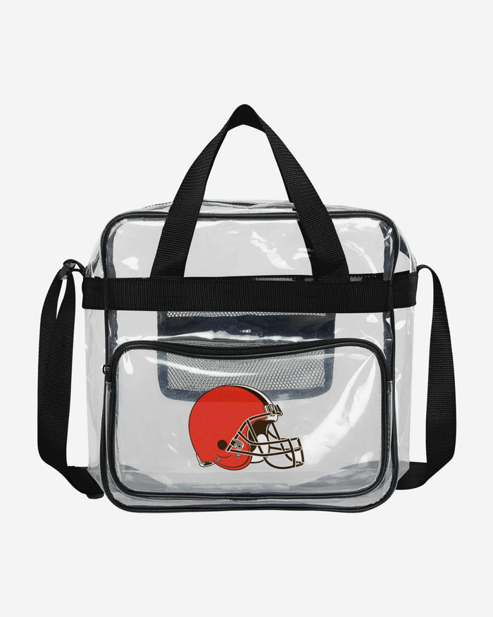 Cleveland Browns Clear High End Messenger Bag FOCO - FOCO.com