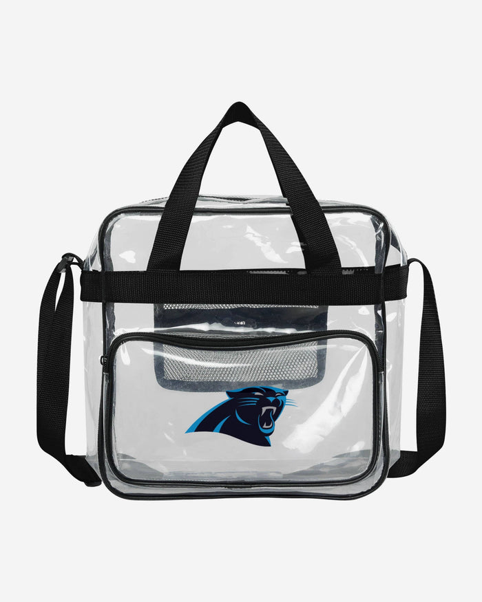 Carolina Panthers Clear High End Messenger Bag FOCO - FOCO.com