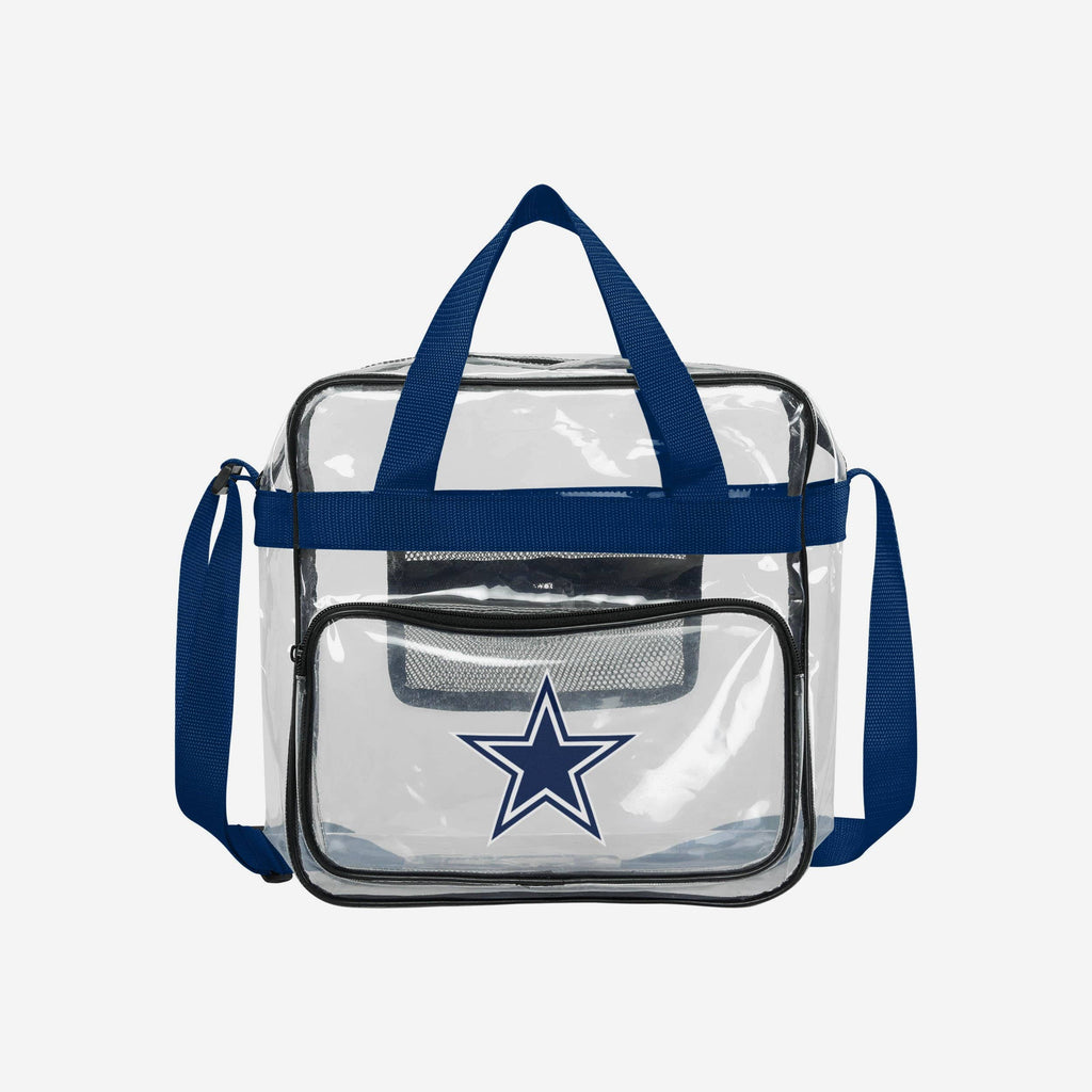 Dallas Cowboys Clear High End Messenger Bag FOCO - FOCO.com