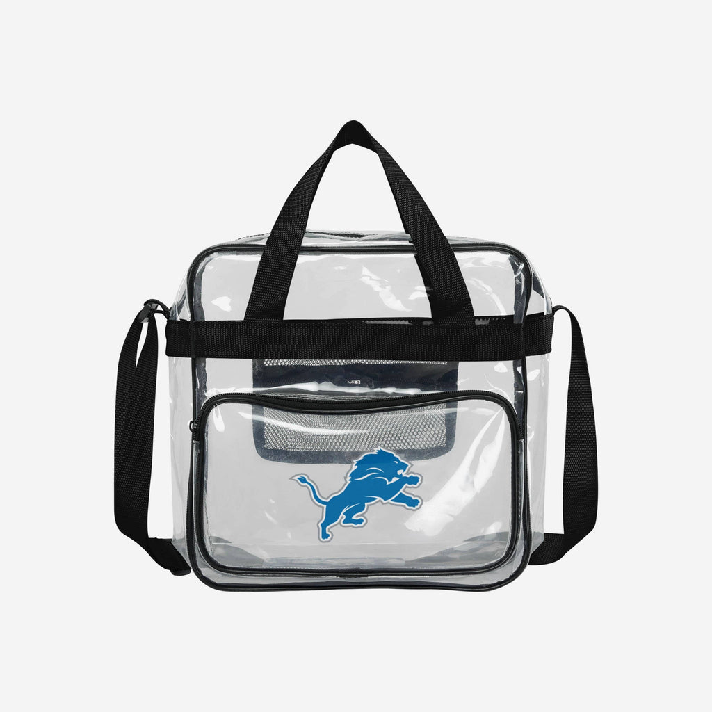 Detroit Lions Clear High End Messenger Bag FOCO - FOCO.com