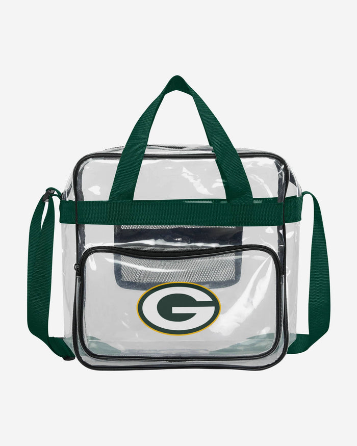 Green Bay Packers Clear Messenger Bag FOCO - FOCO.com