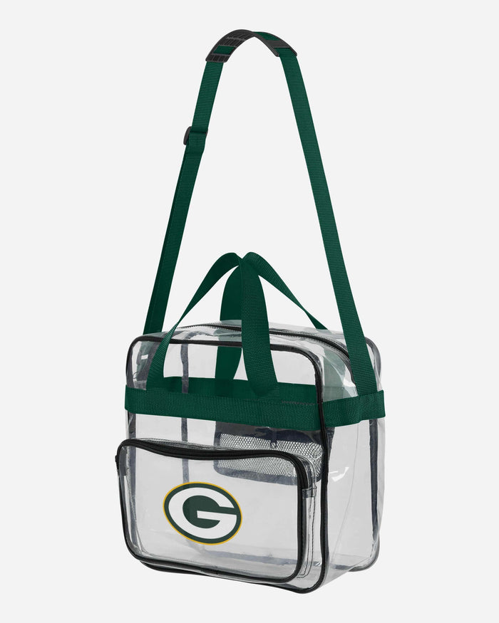 Green Bay Packers Clear Messenger Bag FOCO - FOCO.com