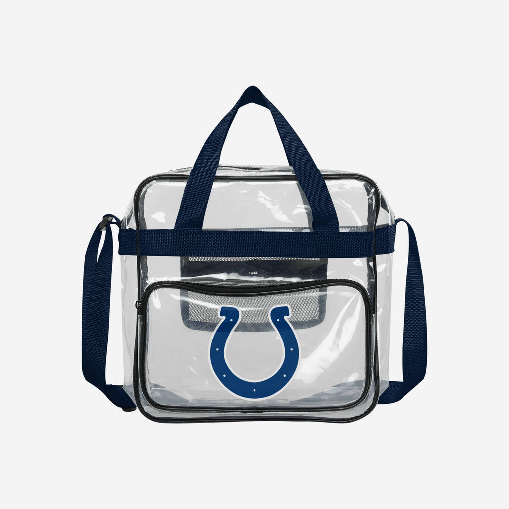 Indianapolis Colts Clear High End Messenger Bag FOCO - FOCO.com