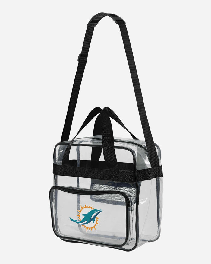 Miami Dolphins Clear High End Messenger Bag FOCO - FOCO.com