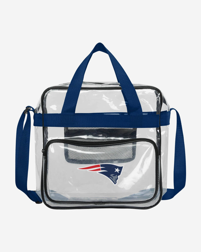 New England Patriots Clear High End Messenger Bag FOCO - FOCO.com