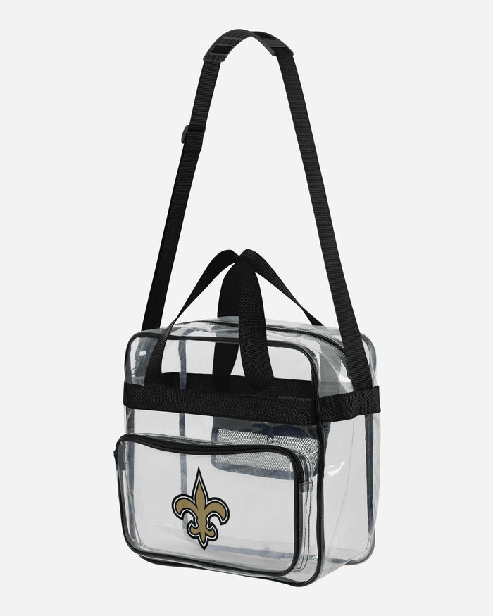New Orleans Saints Clear Messenger Bag FOCO - FOCO.com