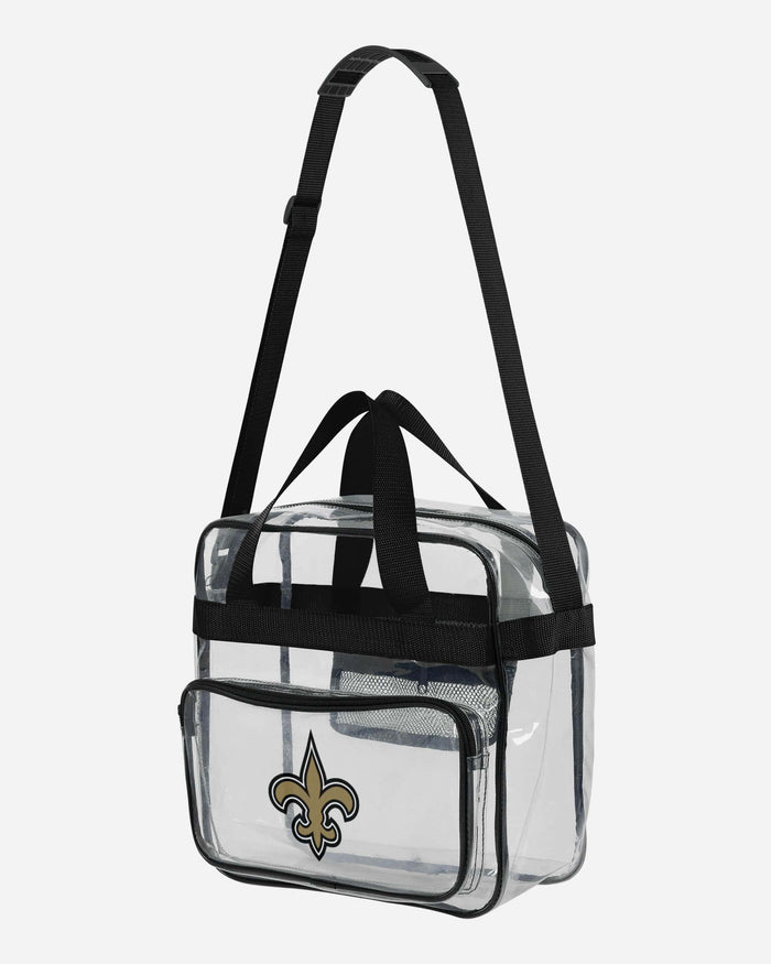 New Orleans Saints Clear Messenger Bag FOCO - FOCO.com