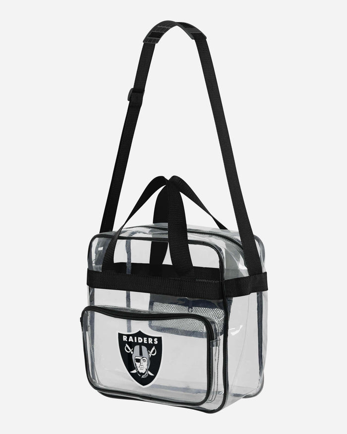 Las Vegas Raiders Clear Messenger Bag FOCO - FOCO.com