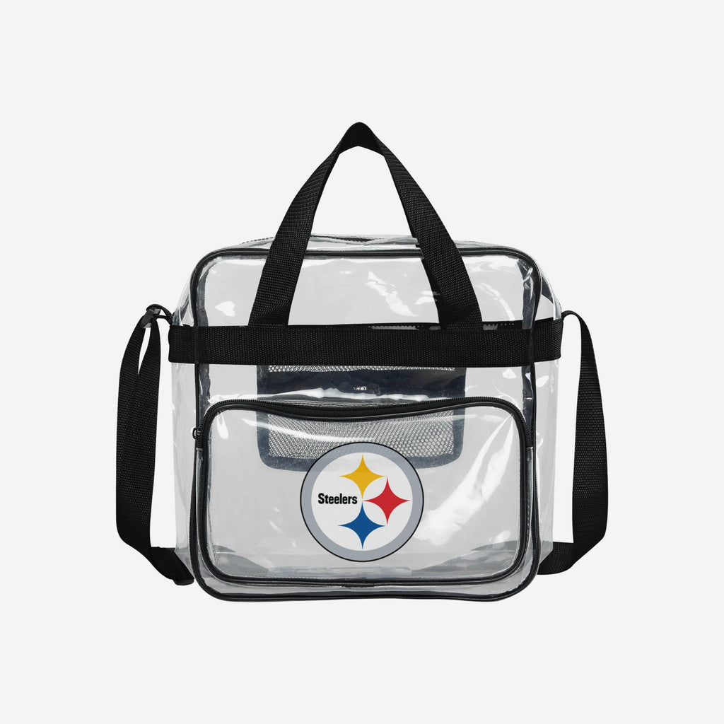 Pittsburgh Steelers Clear High End Messenger Bag FOCO - FOCO.com
