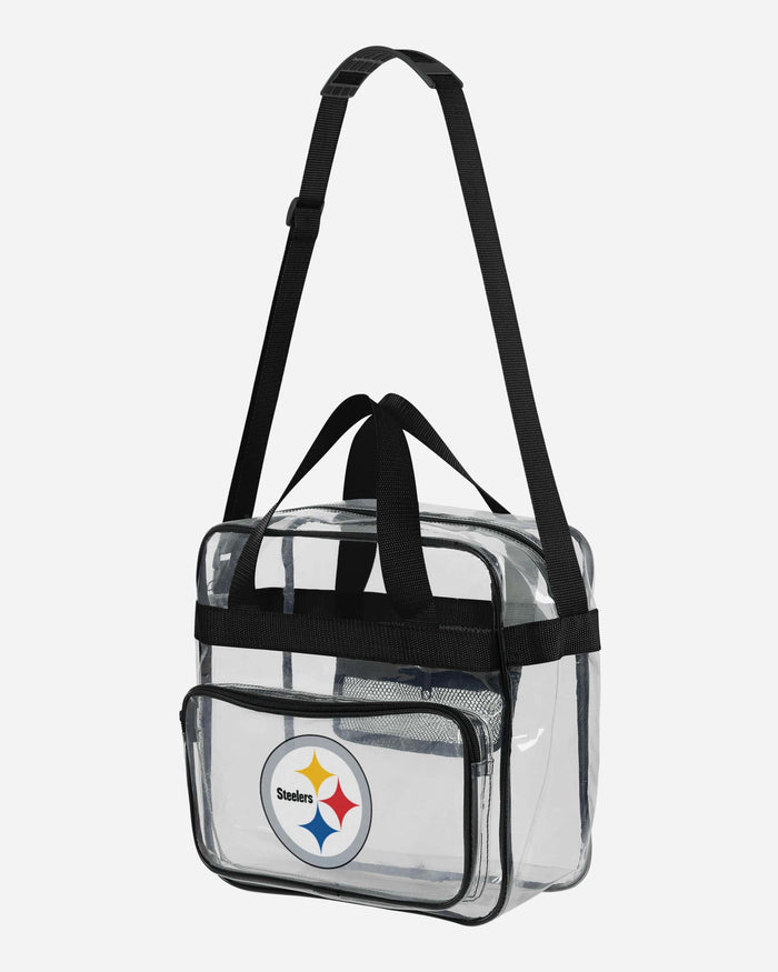 Pittsburgh Steelers Clear High End Messenger Bag FOCO - FOCO.com