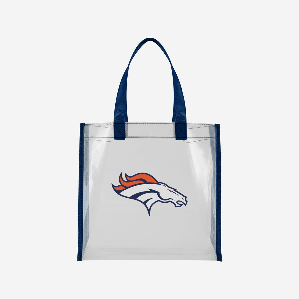 Denver Broncos Clear Reusable Bag FOCO - FOCO.com