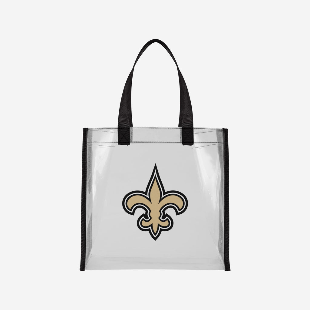 New Orleans Saints Clear Reusable Bag FOCO - FOCO.com