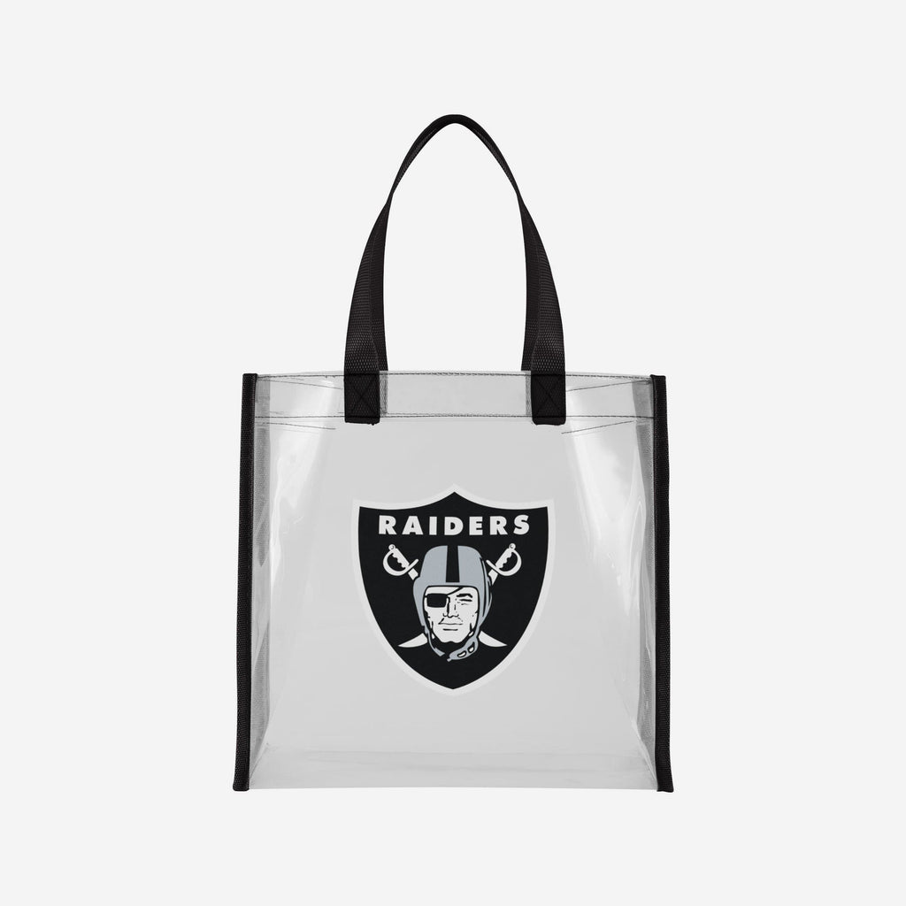 Oakland Raiders Clear Reusable Bag FOCO - FOCO.com
