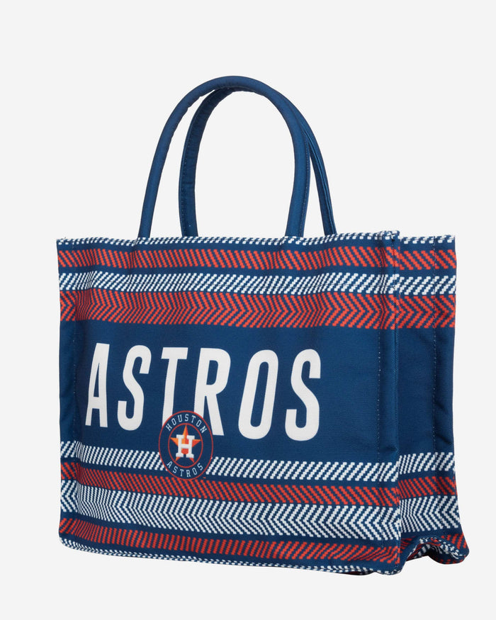 Houston Astros Stitch Pattern Canvas Tote Bag FOCO - FOCO.com
