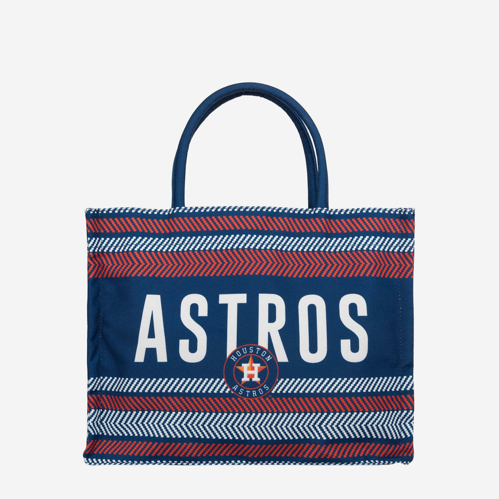 Houston Astros Stitch Pattern Canvas Tote Bag FOCO - FOCO.com