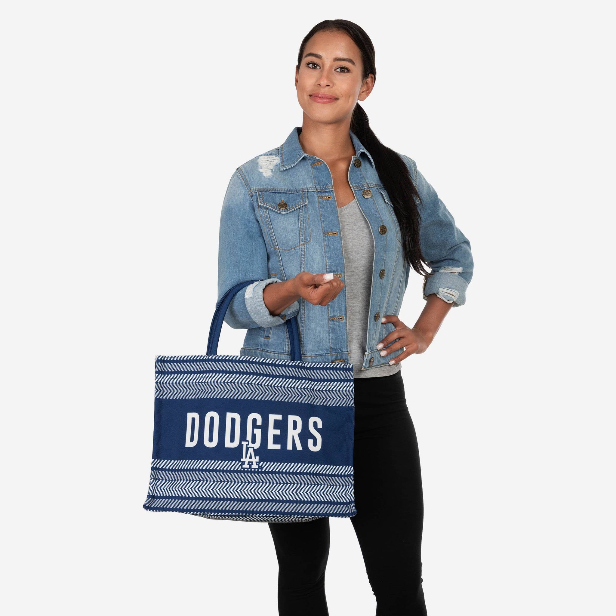 Women's Los Angeles Dodgers Clear Crossbody Tote Bag