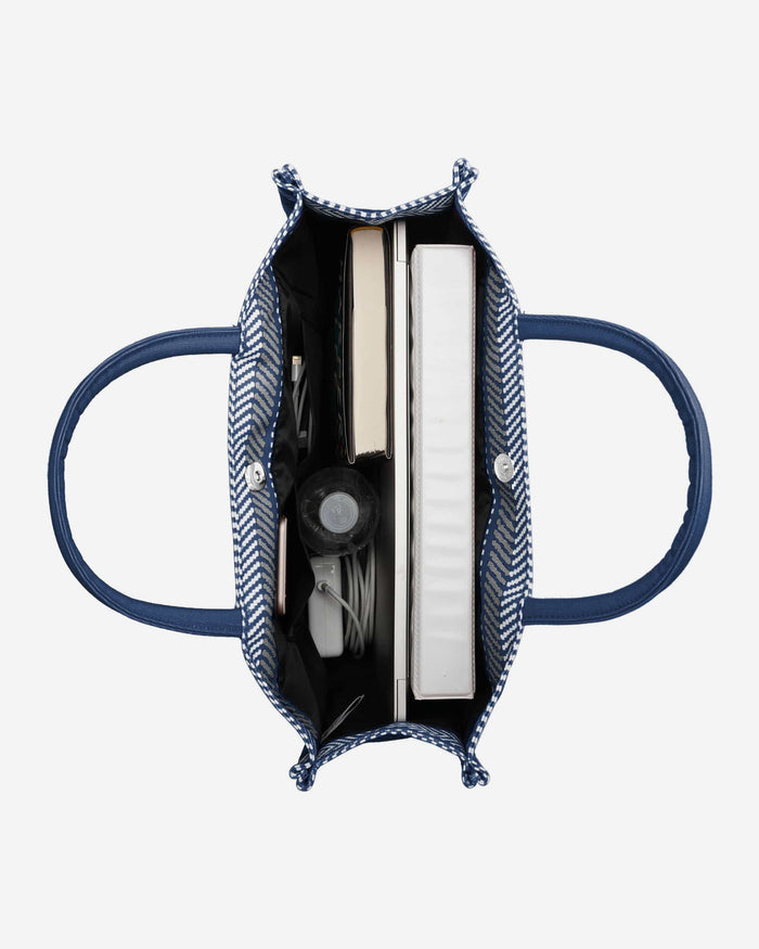 New York Yankees Stitch Pattern Canvas Tote Bag FOCO - FOCO.com