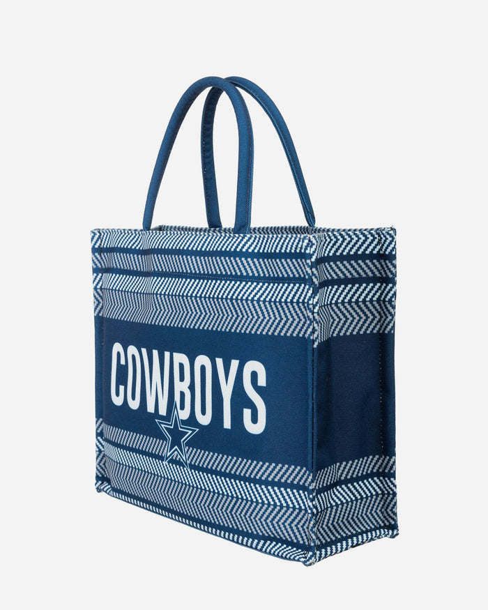 Dallas Cowboys Stitch Pattern Canvas Tote Bag FOCO - FOCO.com