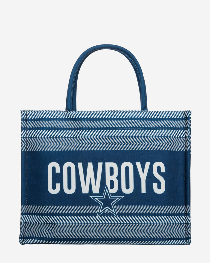 Dallas Cowboys Stitch Pattern Canvas Tote Bag FOCO - FOCO.com
