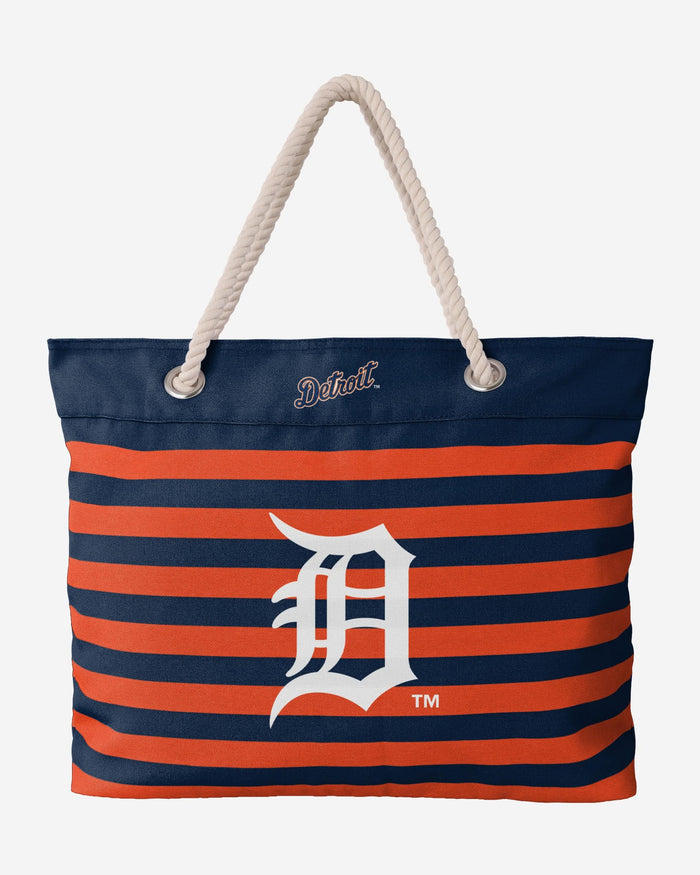 Detroit Tigers Nautical Stripe Tote Bag FOCO - FOCO.com