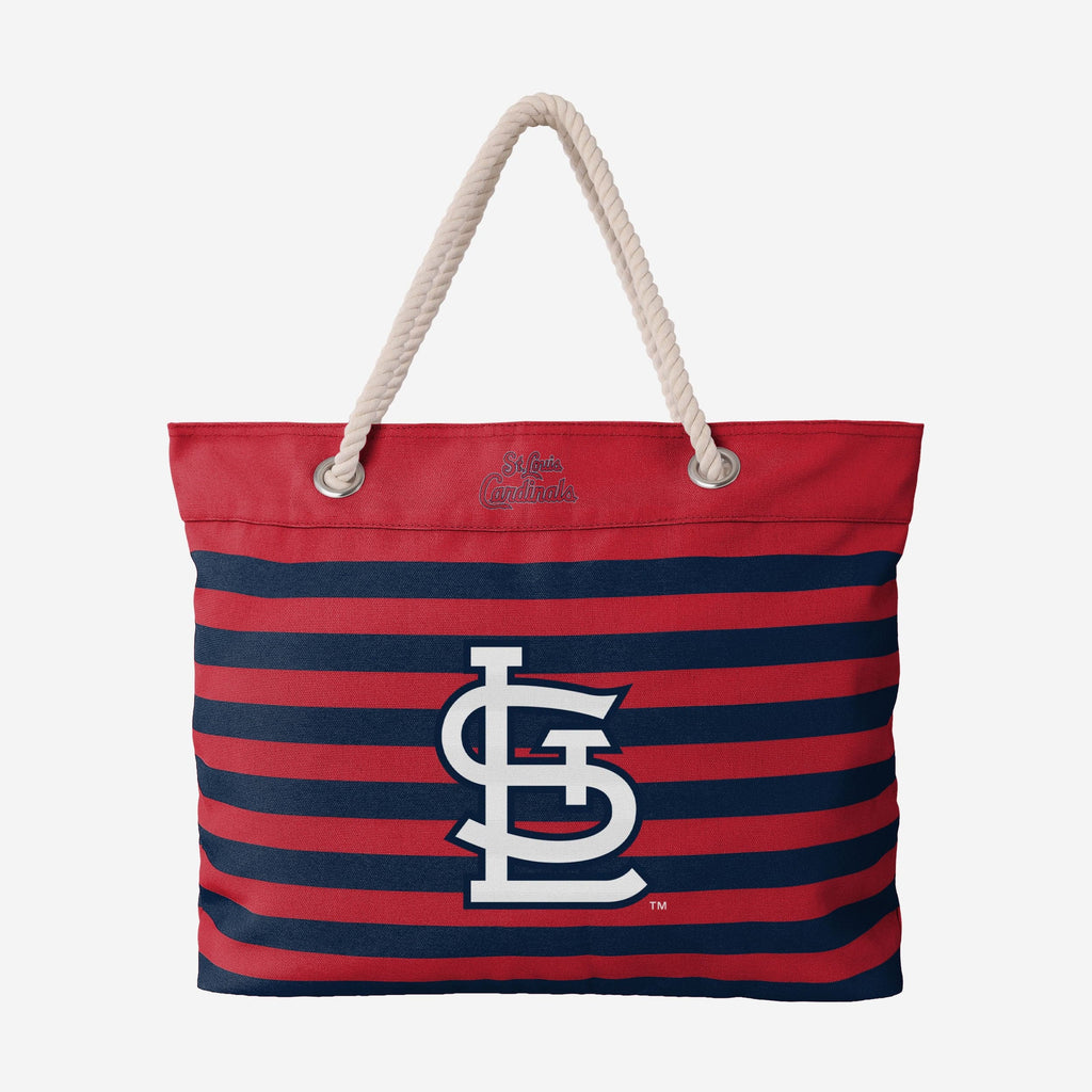 St Louis Cardinals Nautical Stripe Tote Bag FOCO - FOCO.com