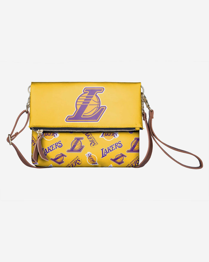 Los Angeles Lakers Printed Collection Foldover Tote Bag FOCO - FOCO.com