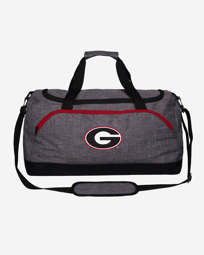 Georgia Bulldogs Heather Grey Bold Color Duffle Bag FOCO - FOCO.com