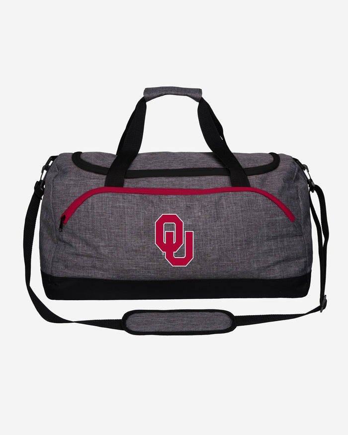 Oklahoma Sooners Heather Grey Bold Color Duffle Bag FOCO - FOCO.com
