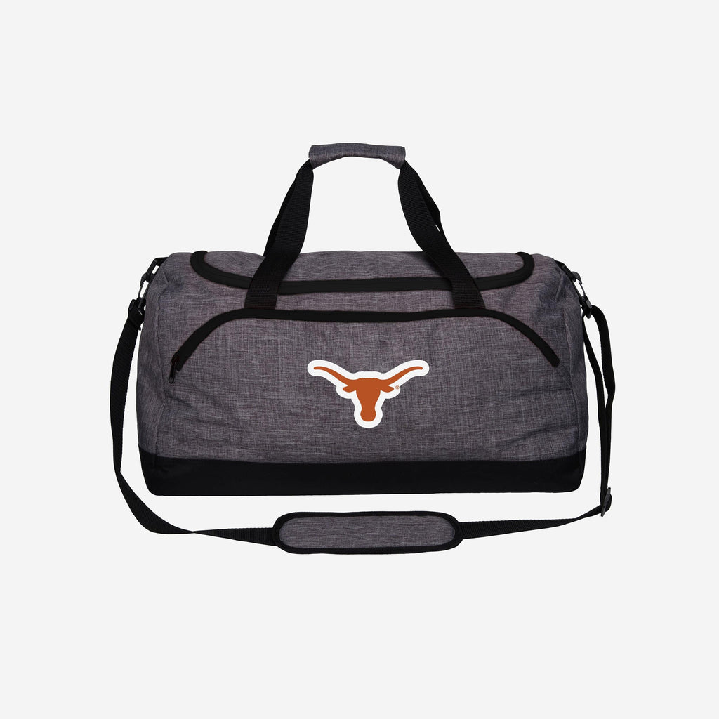 Texas Longhorns Heather Grey Bold Color Duffle Bag FOCO - FOCO.com