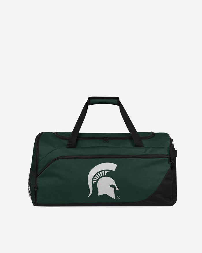 Michigan State Spartans Solid Big Logo Duffle Bag FOCO - FOCO.com