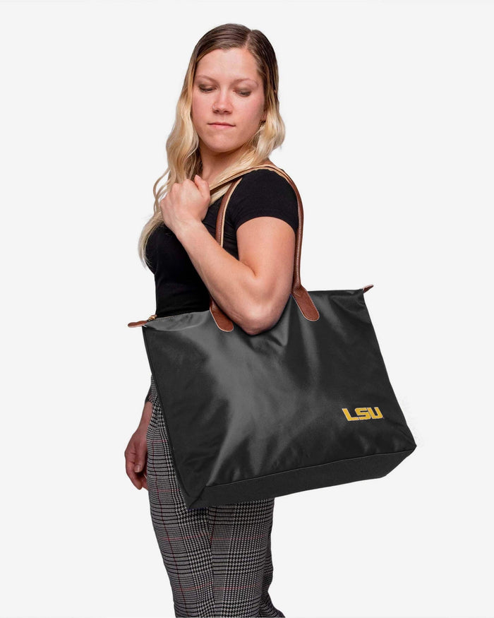 LSU Tigers Bold Color Tote Bag FOCO - FOCO.com