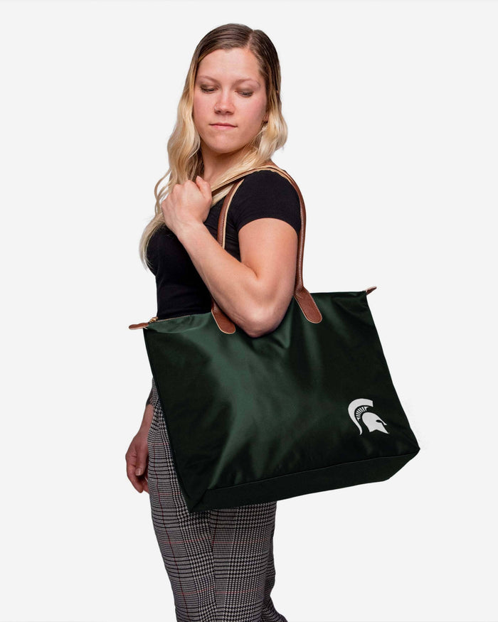 Michigan State Spartans Bold Color Tote Bag FOCO - FOCO.com