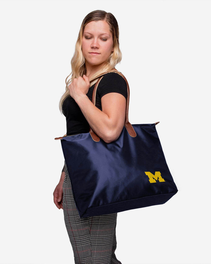 Michigan Wolverines Bold Color Tote Bag FOCO - FOCO.com