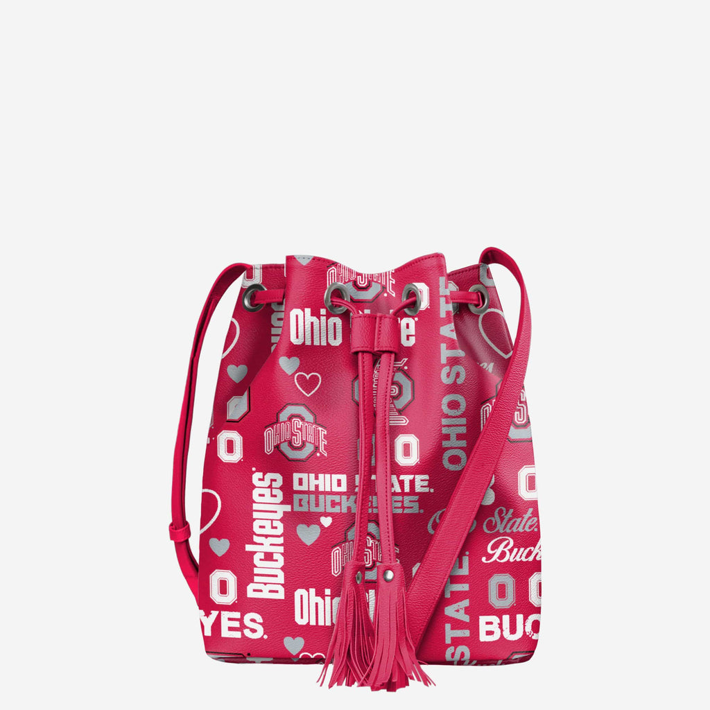 Ohio State Buckeyes Logo Love Cinch Purse FOCO - FOCO.com