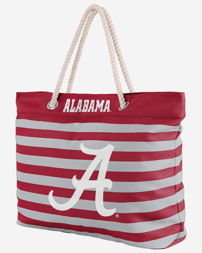 Alabama Crimson Tide Nautical Stripe Tote Bag FOCO - FOCO.com