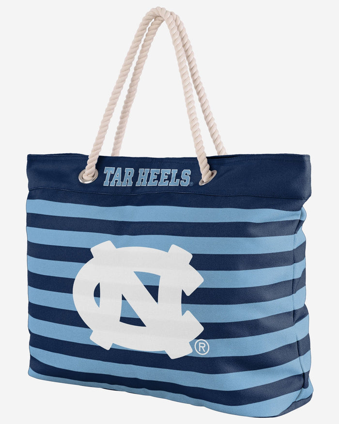 North Carolina Tar Heels Nautical Stripe Tote Bag FOCO - FOCO.com