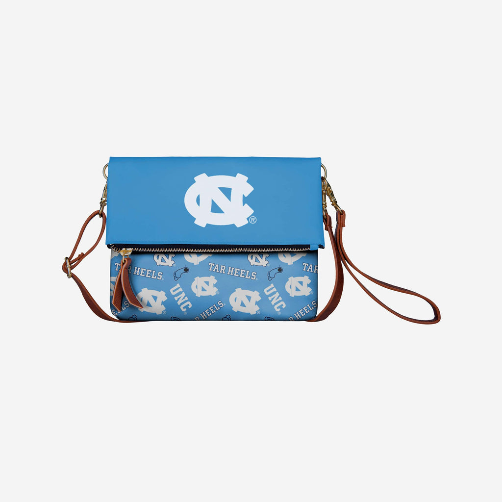 North Carolina Tar Heels Printed Collection Foldover Tote Bag FOCO - FOCO.com