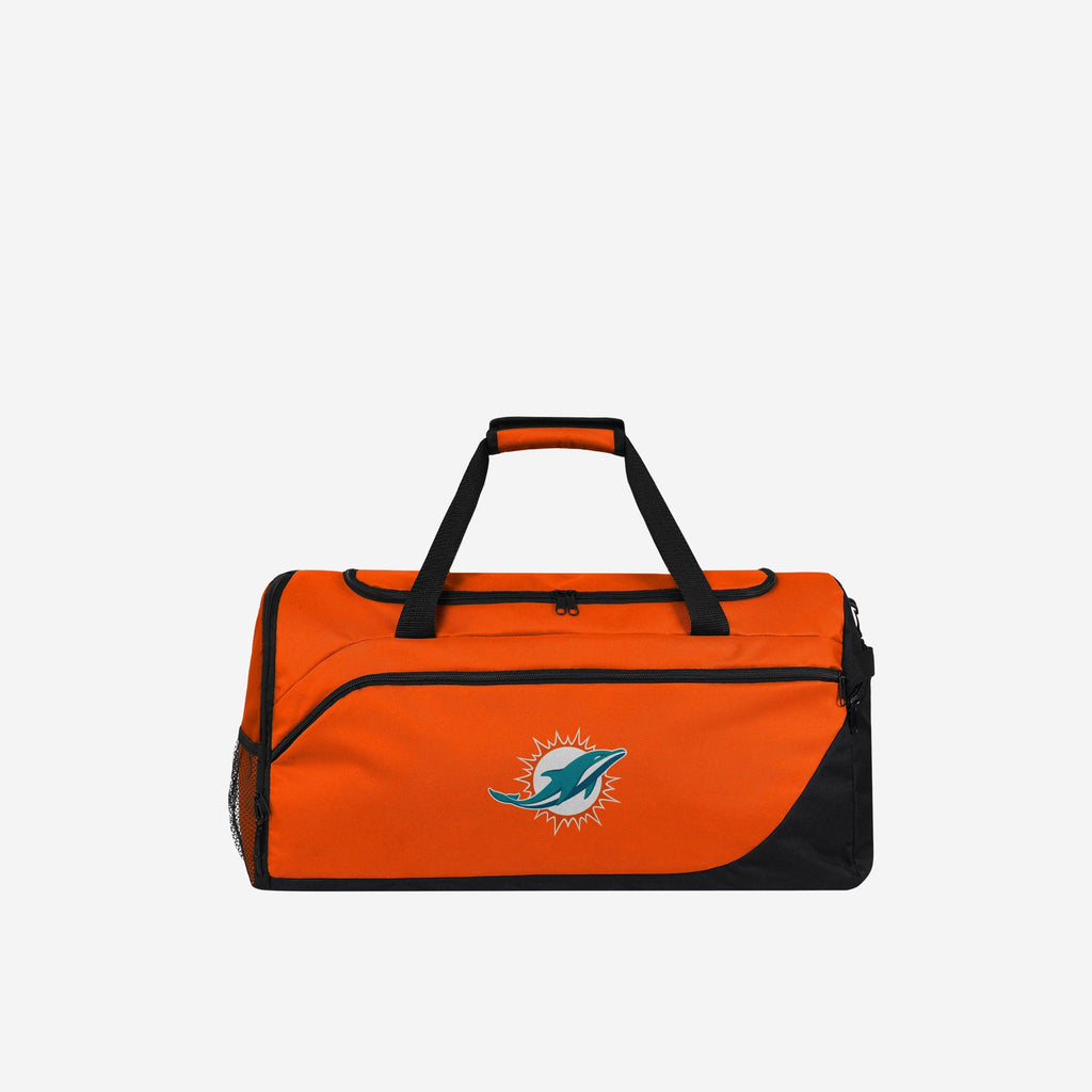 Miami Dolphins Solid Big Logo Duffle Bag FOCO - FOCO.com